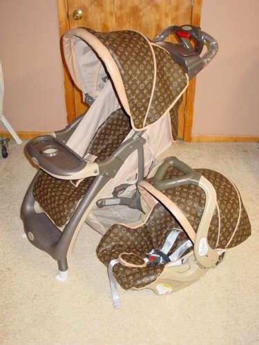 louis vuitton replica baby stroller|Louis Vuitton baby car seat.